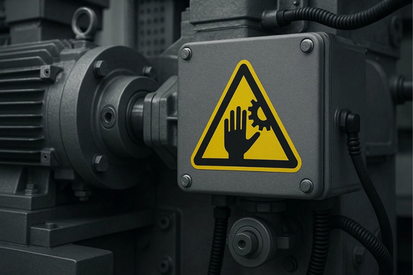 Sicherheitszeichen Maschine