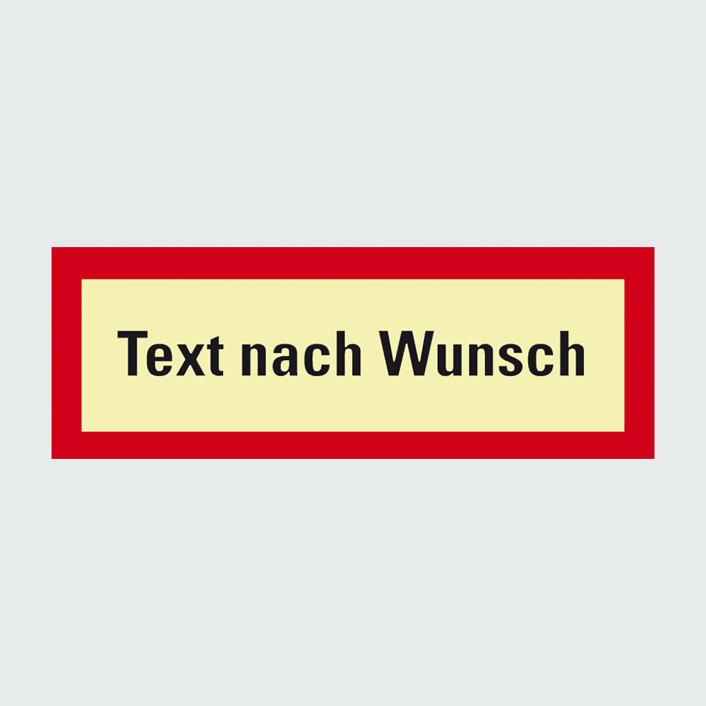 Kategorie Individuelle Feuerwehrschilder image