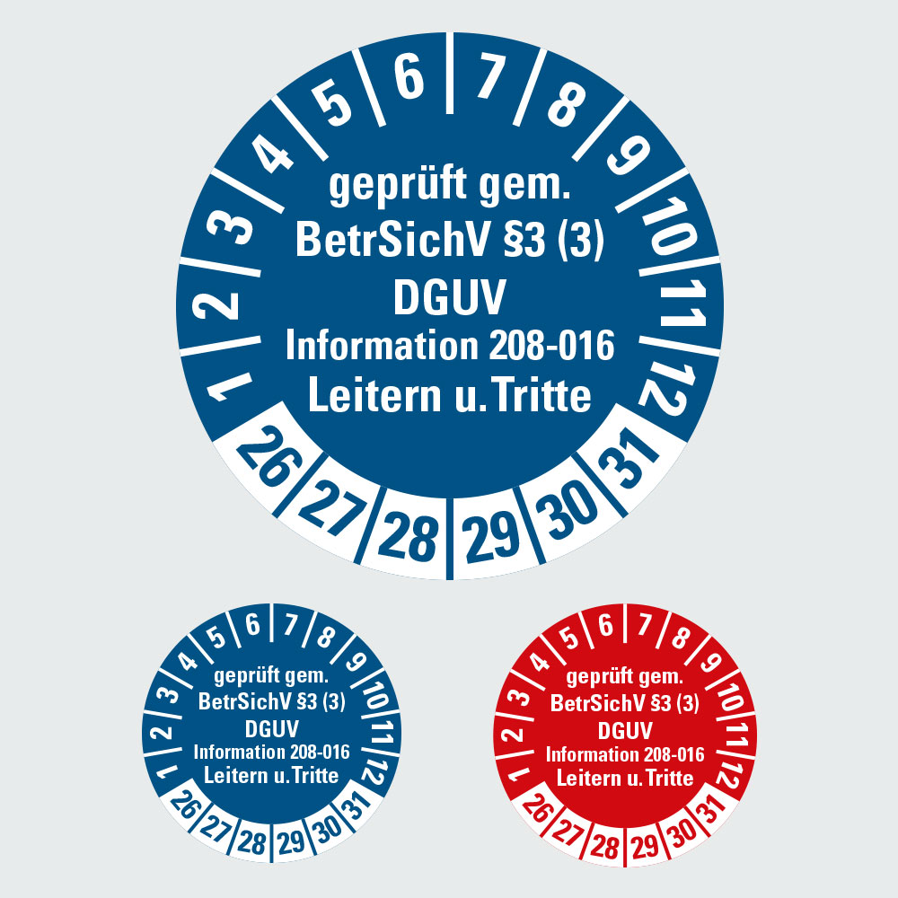 Kategorie Prüfplaketten für Leitern und Tritte image