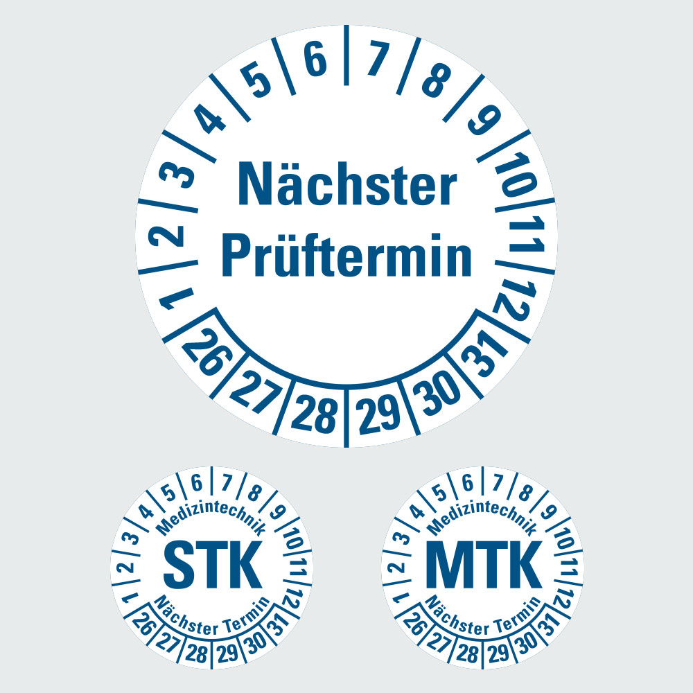 Kategorie Prüfplaketten für Medizintechnik und Labore image