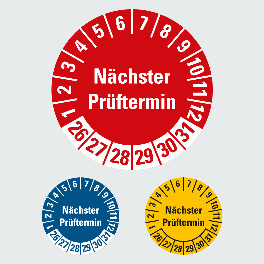 Kategorie Prüfplaketten "Nächster Prüftermin" image