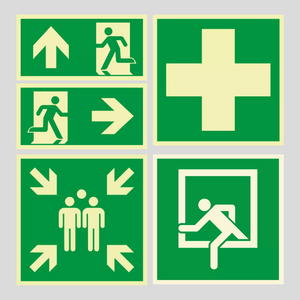 Kategorie Fluchtwegschilder & Rettungszeichen image