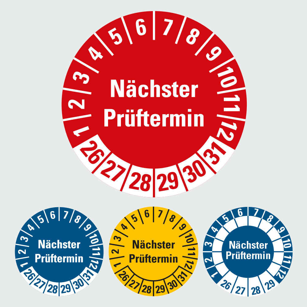 Kategorie Aufschrift "Nächster Prüftermin" image