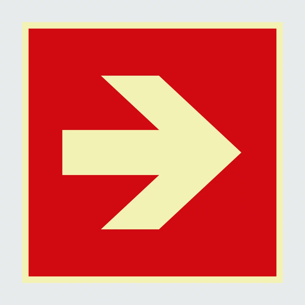 Kategorie Brandschutzzeichen Richtungsangabe image