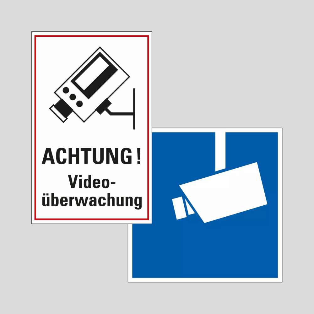 Kategorie Hinweisschilder Videoüberwachung image
