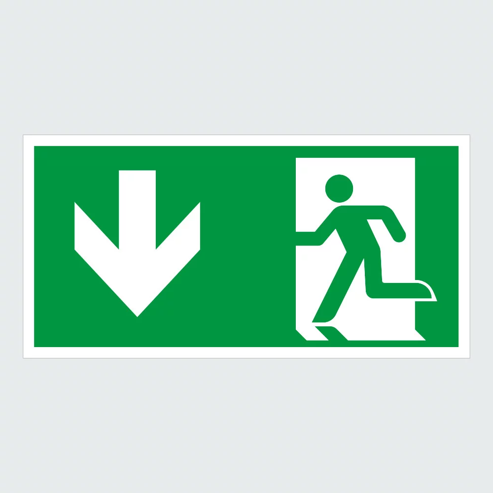 Kategorie Richtungspfeil zum Notausgang image