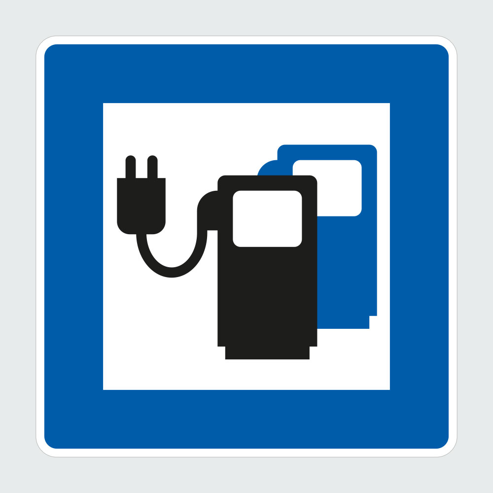 Kategorie Hinweisschilder für E-Tankstellen image
