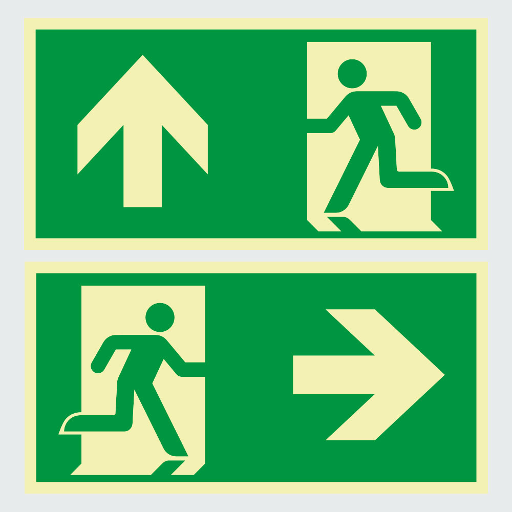 Kategorie Fluchtwegschilder nachleuchtend  image