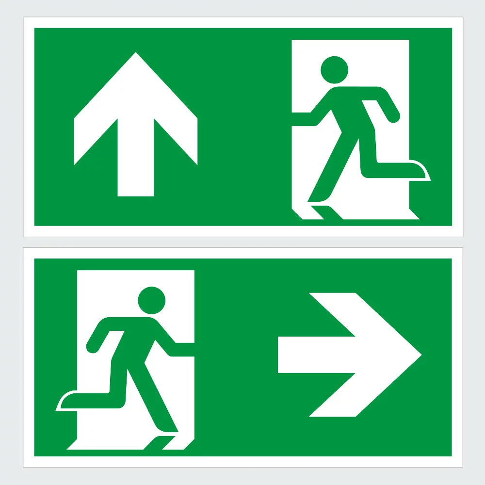 Kategorie Fluchtwegschilder nicht nachleuchtend image