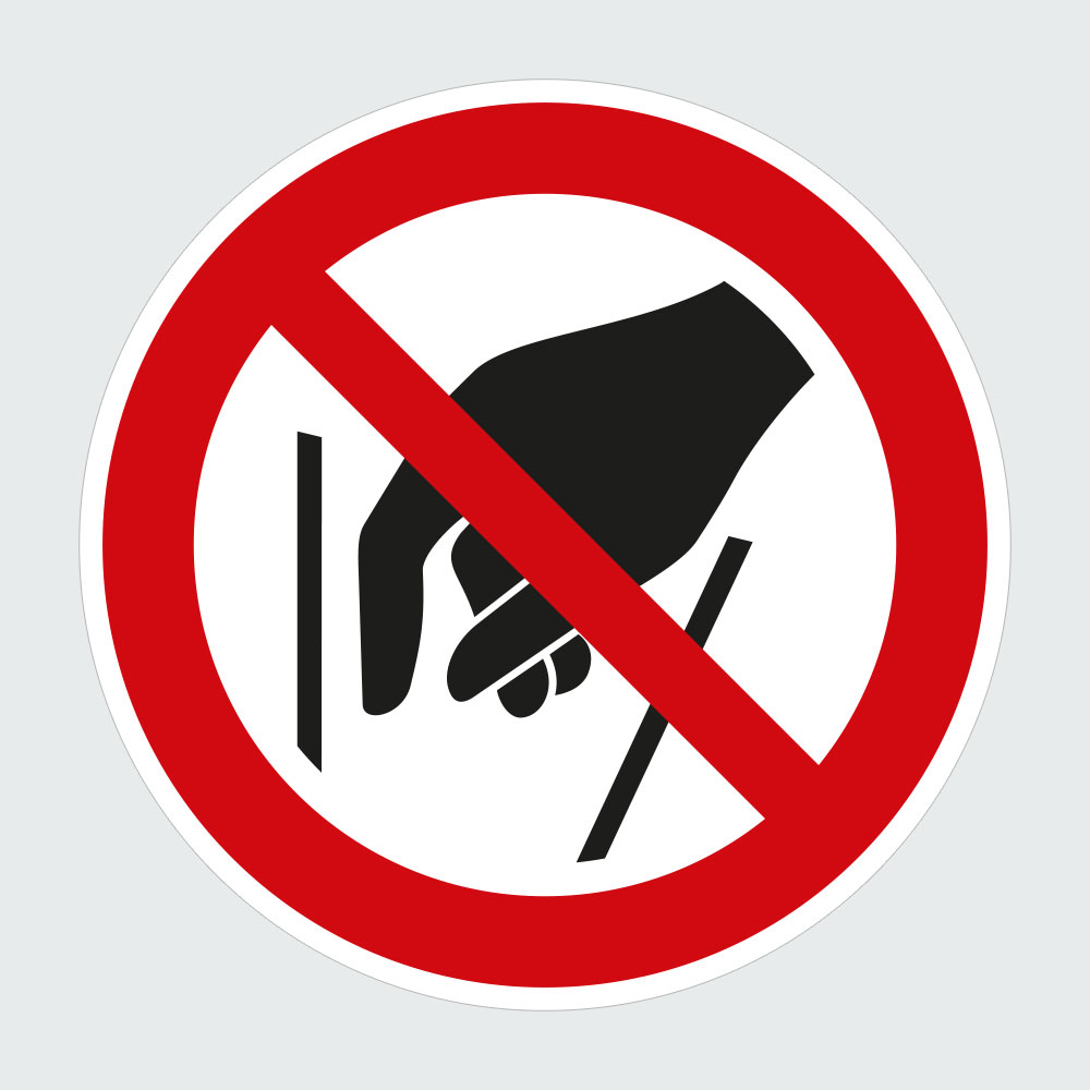 Kategorie Verbotsschilder für Maschinen image