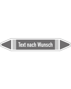 RKZ-Etikett nach Wunsch, für Rohre mit Ø ab 90 mm, 440 x 110 mm
