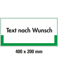Abfallkennzeichen,TnW.,KU,400x200mm
