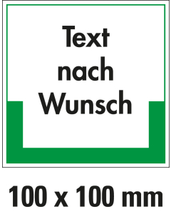 Abfallkennzeichen,TnW.,PF,100x100mm