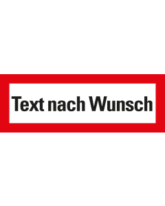 Feuerwehrschild,TnW,PF,210x74mm