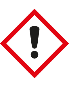 Gefahrensymbol: GHS07 Ausrufezeichen, Folie selbstklebend, 52 x 52 mm, 5 St./Bogen