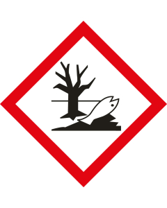 Gefahrensymbol: GHS09 Umwelt, Folie selbstklebend, 105 x 105 mm, 2 St./Bogen
