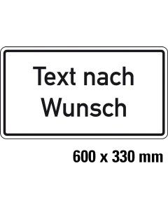 Hinweisschild,TnW,AL RA0,600x330mm