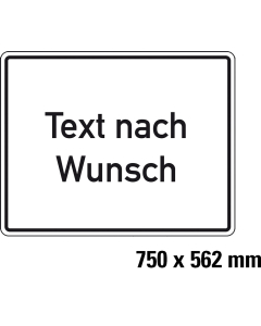 Hinweisschild,TnW,AL RA0,750x562mm