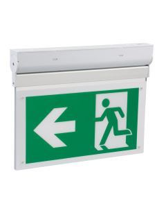 LED-Rettungsleuchte L-Lux Standard ECO, zur Wand- und Deckenmontage, 370 x 232 x 35 mm