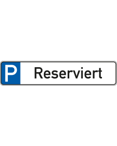 Parkplatzsch. Reserviert,BS 2,520x110mm