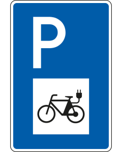 Parkschild E-Bike,KU,250x400mm