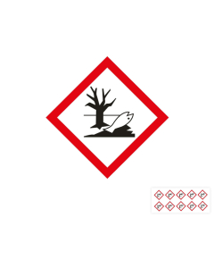 Produkt Hauptbild von Gefahrensymbol: GHS09 Umwelt, Folie selbstklebend, versch. Größen und Lieferformen