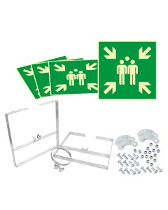 Würfelset Sammelstelle,AP,400x400mm