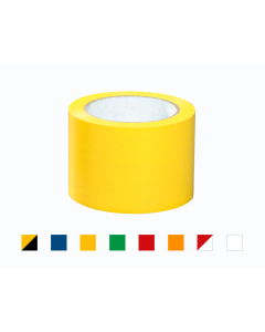 Bodenmarkierungsband Standard, verschiedene Farben, PVC-Folie, 50 mm oder 75 mm, 33m / Rolle