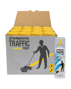 Vorteils-Set A.M.P.E.R.E. Traffic Extra Paint, SUPER-Striper, versch. Farben, 500 ml / Dose, 12 Dosen / VE