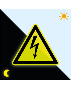Warnschild elektrische Spannung