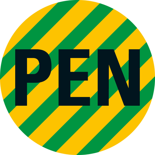  Leiterkennzeichen: Neutralleiter PEN, gelb-grün, PET laminiert, Folie selbstklebend, Ø 20 mm, 500 St./Rolle