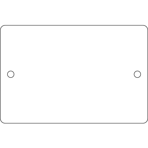 Kollianhänger: Blanko, 2 Befestigungslöcher, weiß, Kunststoff, 99 mm x 150 mm, 500 St./Verpackungseinheit Kollianhänger: Blanko, 2 Befestigungslöcher, weiß, Kunststoff, 99 mm x 150 mm, 500 St./Verpackungseinheit