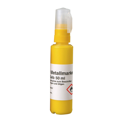 Metallmarker M 140, Stift, gefüllt mit Speedry DO Farbe, gelb, 50ml, 1 Stück Metallmarker M 140, Stift, gefüllt mit Speedry DO Farbe, gelb, 50ml, 1 Stück