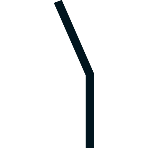 Symbol Lasttrenner 4 mm, für Blindschaltbilder, Folie selbstklebend, 19 mm x 70 mm, 1 Stück