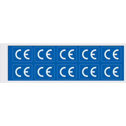 CE-Kennzeichen, RoHS konform, rechteckig, blau-weiß, Folie selbstklebend, 20 mm x 15 mm, 12 St./Bogen
CE-Kennzeichen, RoHS konform, rechteckig, blau-weiß, Folie selbstklebend, 20 mm x 15 mm, 12 St./Bogen