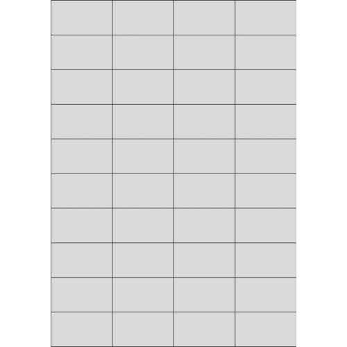 Polyesteretikett für Laser- und Tintenstrahldrucker, silber, 48,5 x 16,9 mm, 6400 St./Verpackungseinheit Polyesteretikett für Laser- und Tintenstrahldrucker, silber, 48,5 x 16,9 mm, 6400 St./Verpackungseinheit