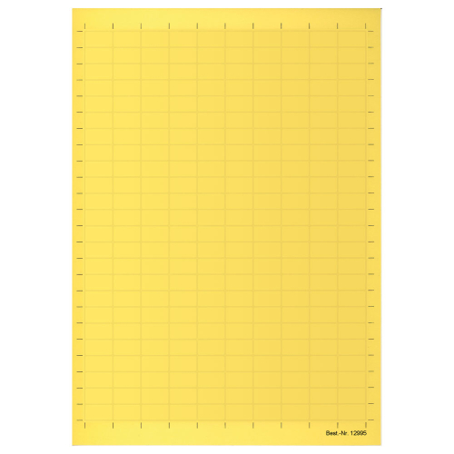 Etiketten zum Selbstbeschriften ohne Rand, gelb, Vinylgewebe, 19 mm x 11 mm, 240 St./Bogen