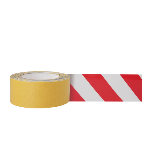 1A Tapes, Bodenmarkierungsband befahrbar, rot-weiß, sofort gabelstaplerüberfahrbar, PVC, 50 mm, 10 m / Rolle 1A Tapes, Bodenmarkierungsband befahrbar, rot-weiß, sofort gabelstaplerüberfahrbar, PVC, 50 mm, 10 m / Rolle