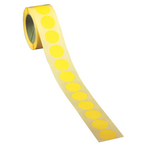 Markierungspunkt blanko, gelb, Papier ablösbar, Ø 37 mm, 500 St./Rolle
Markierungspunkt blanko, gelb, Papier ablösbar, Ø 37 mm, 500 St./Rolle