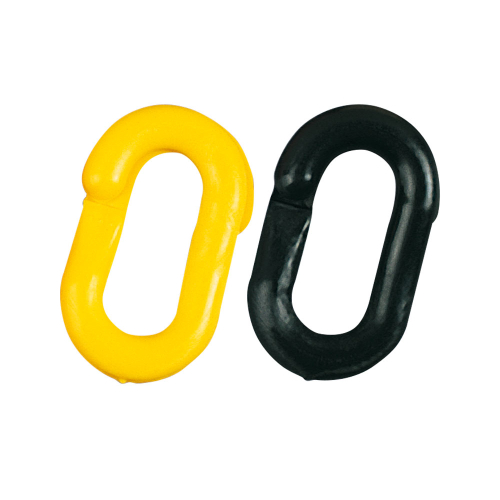 Verbindungsglieder, gelb-schwarz, Kunststoff, Ø 10 mm, 20 St. / Verpackungseinheit Verbindungsglieder, gelb-schwarz, Kunststoff, Ø 10 mm, 20 St. / Verpackungseinheit