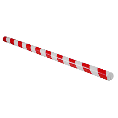 Knuffi Kantenschutzprofil Typ B, zum Aufstecken/zum Anschrauben, rot-weiß, PU-Schaum, 1000 x 40 x 40 mm, 1 Stück Knuffi Kantenschutzprofil Typ B, zum Aufstecken/zum Anschrauben, rot-weiß, PU-Schaum, 1000 x 40 x 40 mm, 1 Stück