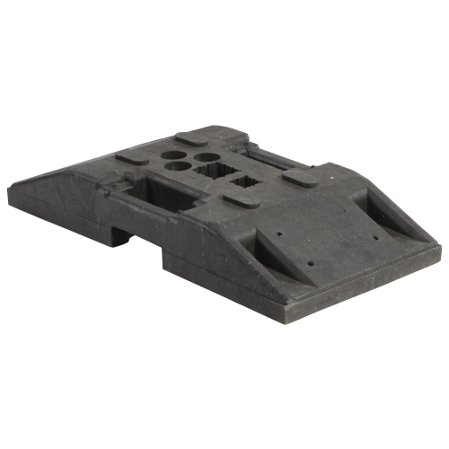 Hauptbild Fußplatte K1, beidseitig griffbereit, mit Kombiöffnungen, PVC, 830 x 425 x 117 mm