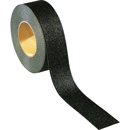 Antirutschbelag für glatte Flächen, Rutschhemmung R 13, schwarz, DGUV, selbstklebend, 100 mm, 18,3 m / Rolle Antirutschbelag für glatte Flächen, Rutschhemmung R 13, schwarz, DGUV, selbstklebend, 100 mm, 18,3 m / Rolle