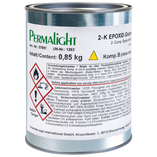 Hauptbild Grundweiß für PERMALIGHT® Nachleuchtfarbe, 2-Komponenten-Epoxid, 1kg/Dose