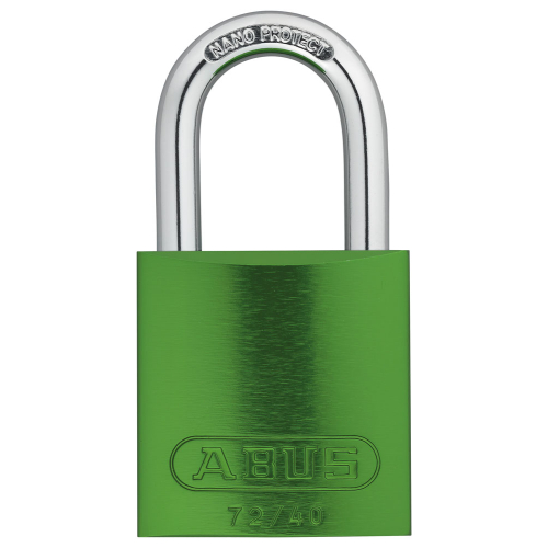 ABUS Vorh.schloss 72/40,grü,39x74x19mm ABUS Vorh.schloss 72/40,grü,39x74x19mm