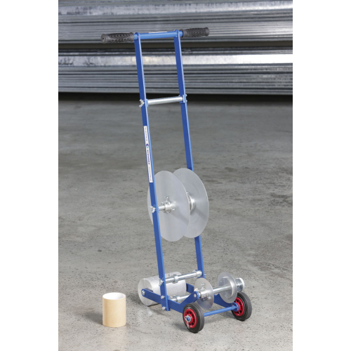 Abrollgerät Tape-Master für Bodenmarkierungsbänder / Antirutschbeläge, bis 100 mm Breite, Farbe/Pulver, 1 Stück
