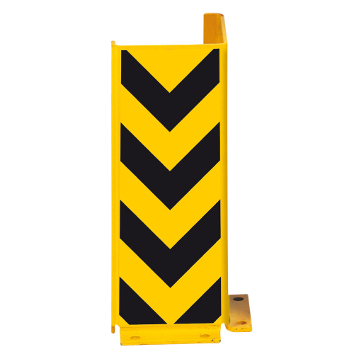 Anfahrschutzprofil L-Form, zum Aufdübeln, DGUV, gelb-schwarz, Stahlblech pulverbeschichtet, 160 mm x 400 mm x 160 mm, 1 Stück Anfahrschutzprofil L-Form, zum Aufdübeln, DGUV, gelb-schwarz, Stahlblech pulverbeschichtet, 160 mm x 400 mm x 160 mm, 1 Stück