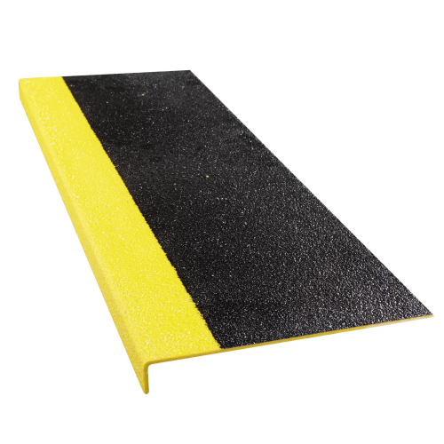Antirutsch-Kantenprofil, R13, schwarz-gelb, Spezialkunststoff, 600 mm x 230 mm x 30 mm, 1 Stück Antirutsch-Kantenprofil, R13, schwarz-gelb, Spezialkunststoff, 600 mm x 230 mm x 30 mm, 1 Stück