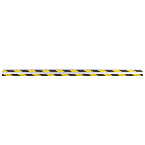 Antirutsch-Treppenkantenprofil, anschraubbar, R10, gelb-schwarz, Aluminium, 1000 mm x 53 mm x 31 mm, 1 Stück Antirutsch-Treppenkantenprofil, anschraubbar, R10, gelb-schwarz, Aluminium, 1000 mm x 53 mm x 31 mm, 1 Stück