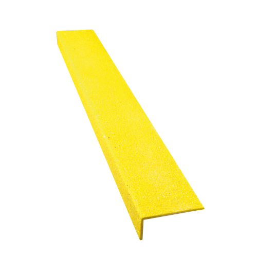 Antirutsch-Treppenprofil, R13, gelb, glasfaserverstärkter Spezialkunststoff, 600 mm x 70 mm x 30 mm, 1 Stück Antirutsch-Treppenprofil, R13, gelb, glasfaserverstärkter Spezialkunststoff, 600 mm x 70 mm x 30 mm, 1 Stück